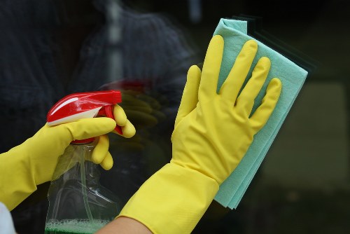 Professional steam carpet cleaning equipment preparing for a Mayfair property