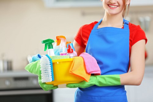 Cleaner Mayfair service maintaining a luxury London interior