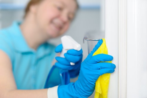 Detailed end of tenancy cleaning in a Mayfair kitchen and bathroom