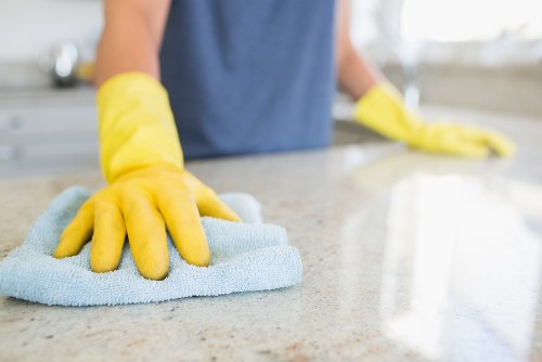 Routine dusting and floor care in a Mayfair property